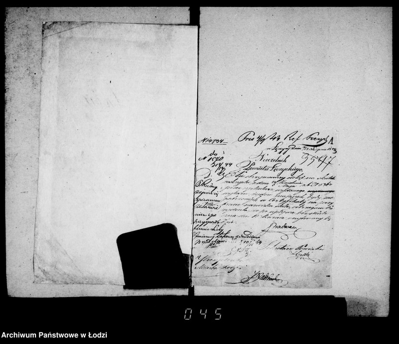 Obraz 6 z jednostki "Akta tyczące się certyfikatów na obranie nazwiska przez Żydów"