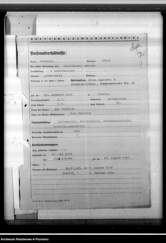 Obraz 13 z jednostki "Fröhlich, Erich - inspektor miejski"