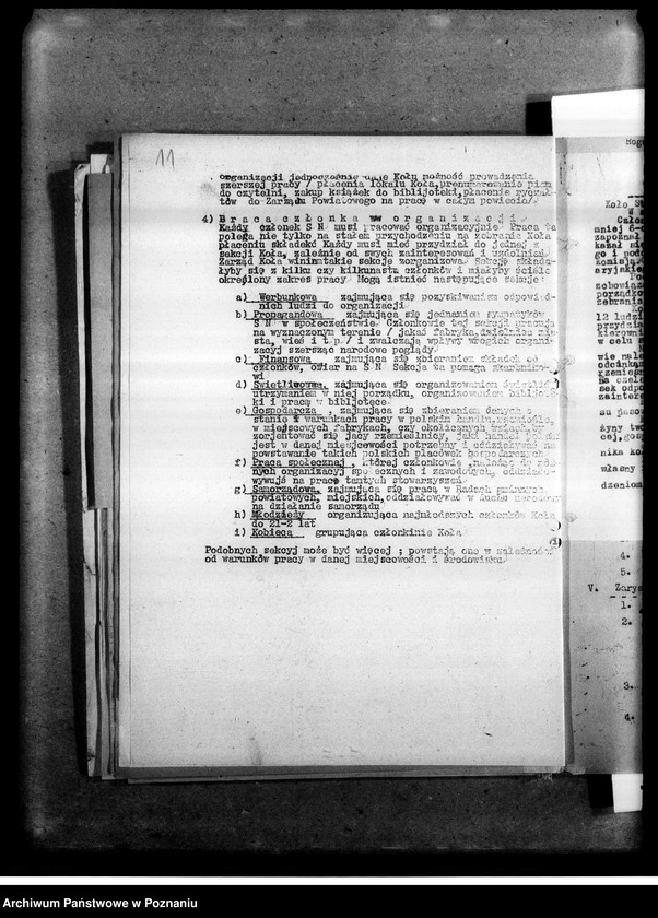 Obraz 14 z jednostki "Statut, instrukcje, regulaminy Stronnictwa Narodowego, okólniki i regulaminy Zarządu Grodzkiego oraz protokoły z zebrań kół - Zarys organizacji kierownictwa Koła Stronnictwa Narodowego sprawozdania z działalności"