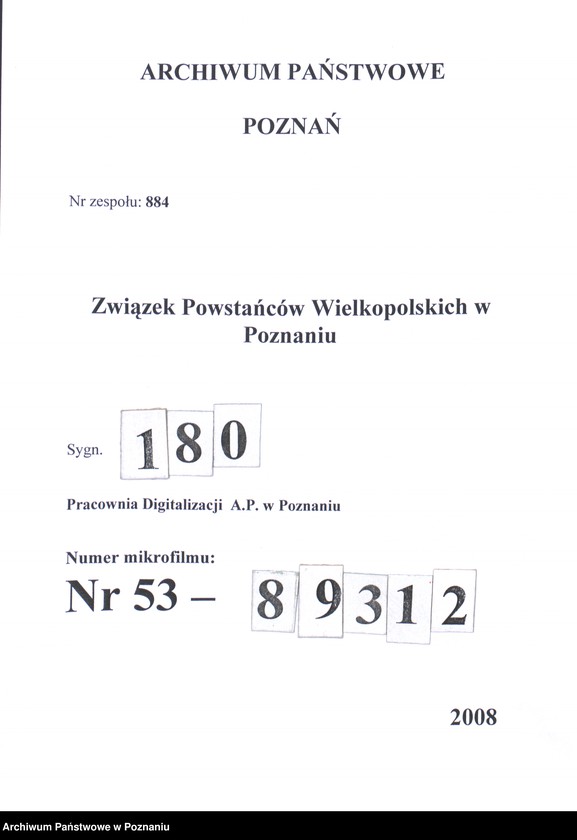 Obraz 1 z jednostki "Poznań - Winiary akta koła."
