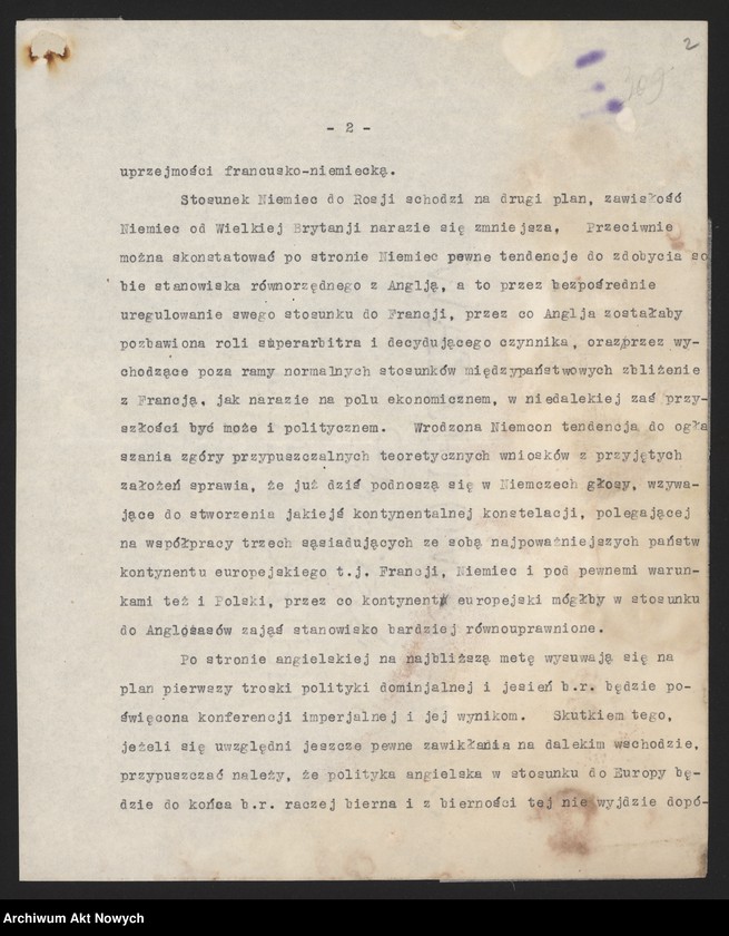 image.from.unit.number "Łoś Stanisław, pracownik Poselstwa RP w Londynie. Polityka międzynarodowa. Wielka Brytania wobec spraw polskich."