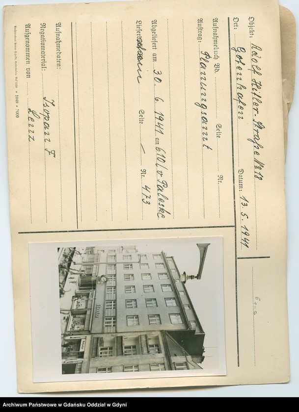 image.from.collection.number "Gdynia - ulica Świętojańska w czasie okupacji111"