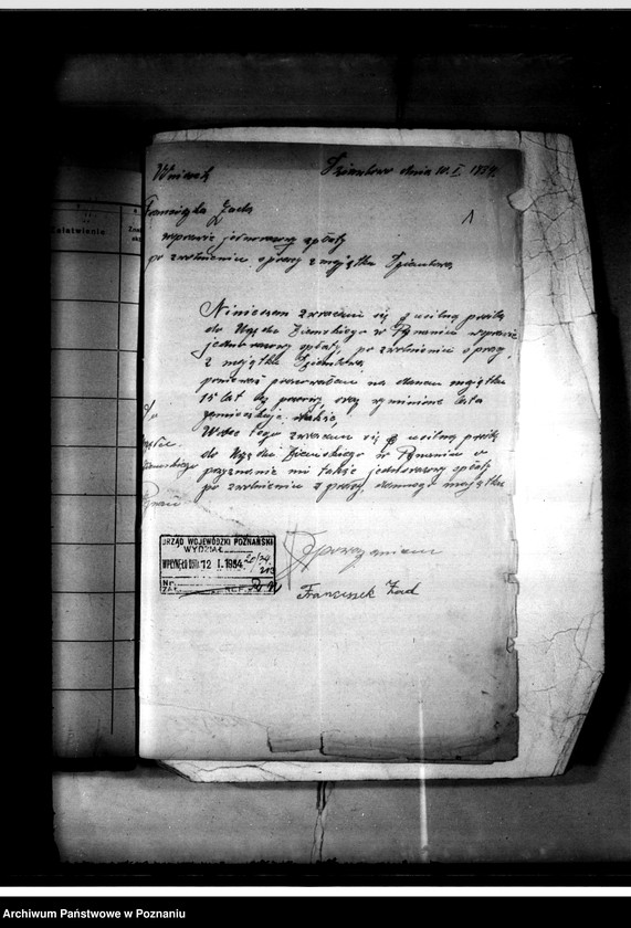 Obraz 4 z jednostki "Dziembowo - odprawy z art.. 44 reformy rolnej powiatu chodzieskiego"