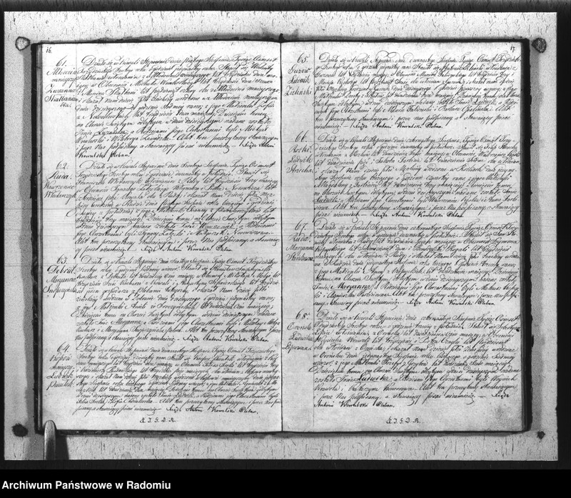 Obraz 11 z jednostki "Dupplikat Aktów Religiyno- Cywilnych Urodzenia, Zaślubienia i Zeyścia parafii Kowali Stępociny Roku 1836"