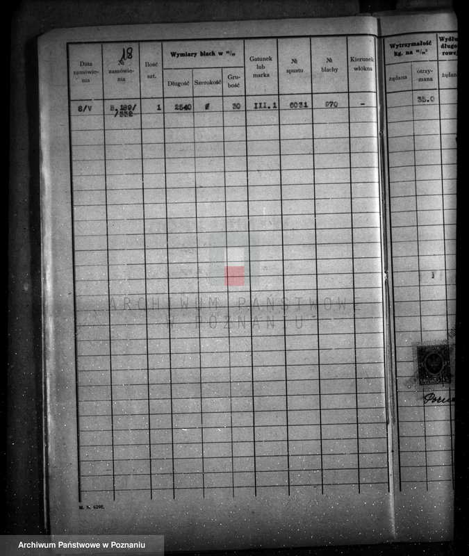 Obraz 20 z jednostki "Fabryka Papieru Malta w Poznaniu nr woj. 6019"