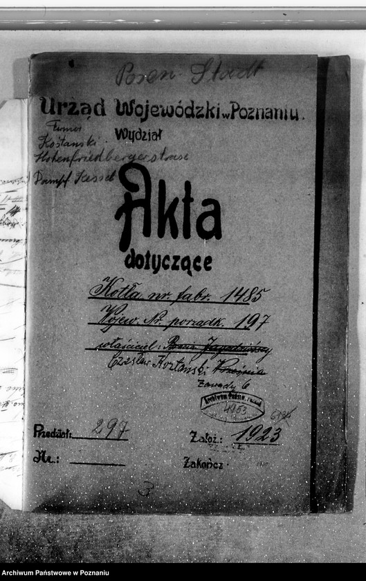 Obraz 4 z jednostki "Fabryka Marmelady Cz. Kostańskiego w Poznaniu Zawady 6 nr woj. 197 /poprzedni własność Fabryka Cykorii i Kawy Słodowej we Wrześni/"