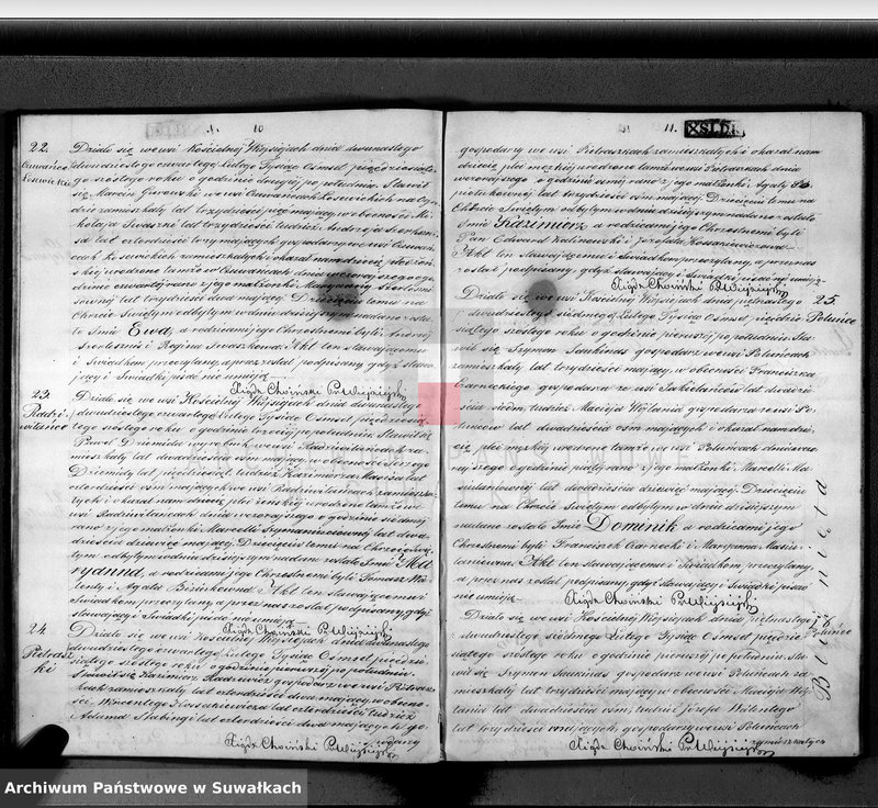 image.from.unit.number "Dupplikat parafii Wiejsieje z roku 1856"