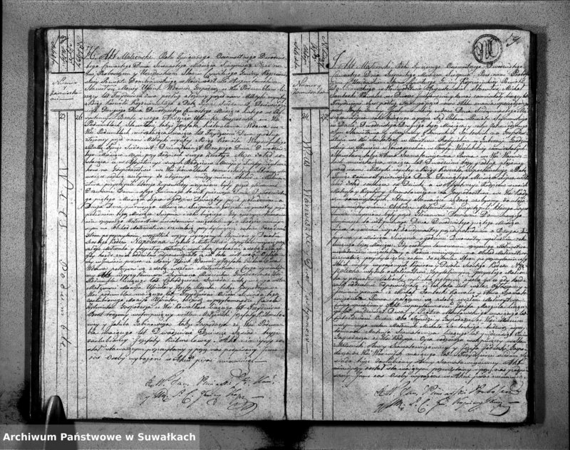 image.from.unit.number "Akta Zaślubionych Stanu Cywilnego Gminy Kopciowskiey na Rok 1824."