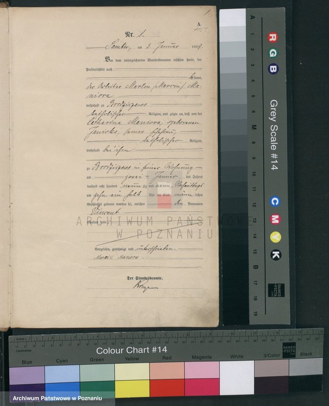 Obraz 4 z jednostki "Geburts-Haupt-Register"