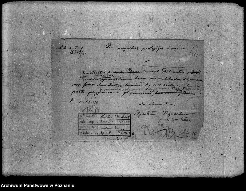 Obraz 19 z jednostki "Sprawozdania rachunkowe; rok 1920/21"