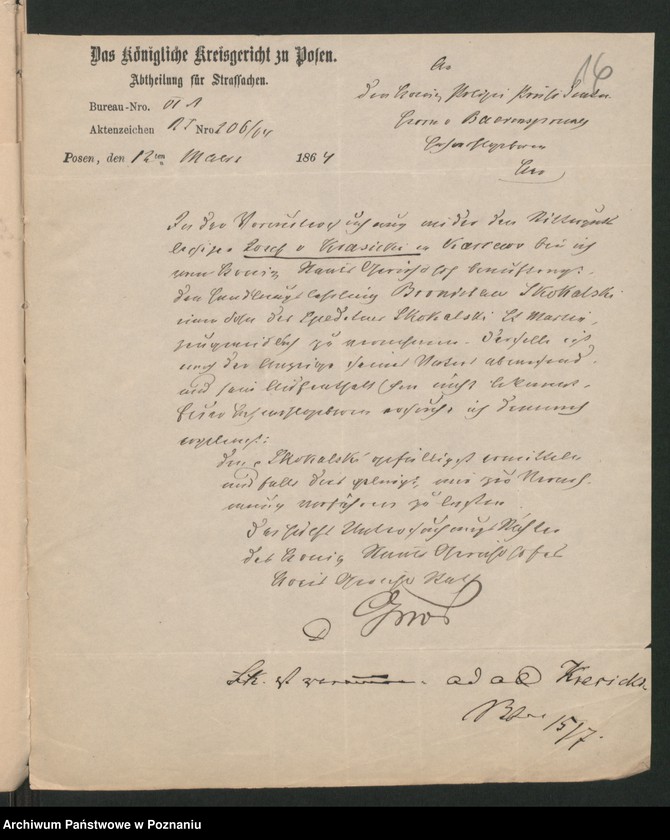 Obraz 18 z jednostki "A. betr. Familie von Krasicki"