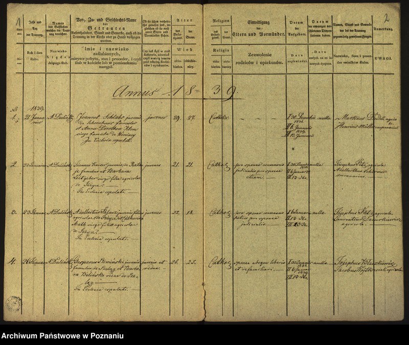 Obraz 4 z jednostki "Księga małżeństw"