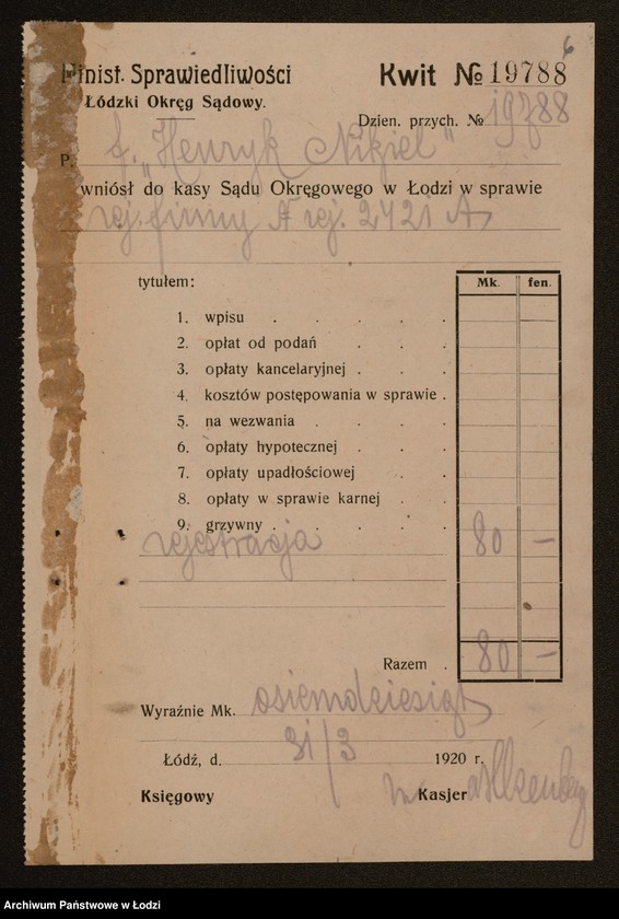 Obraz 8 z jednostki "Henryk Nikel- księgarnia"