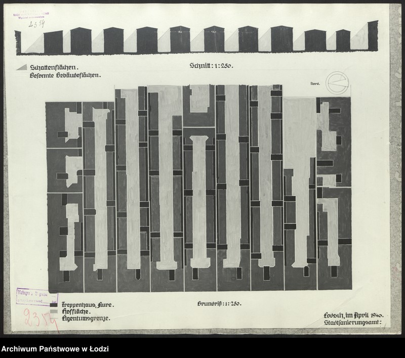 Obraz 11 z jednostki "Schattenflächen besonnte Gebäudeflächen"