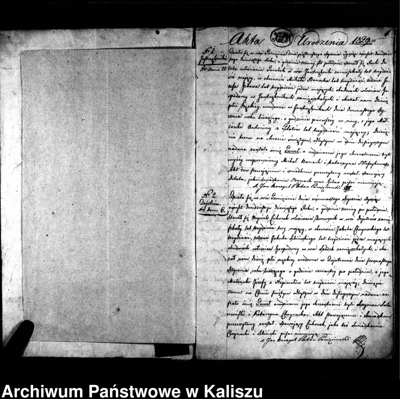 image.from.unit.number "Duplikat do zapisania aktów religijno-cywilnych urodzenia, zaślubienia i zejścia"