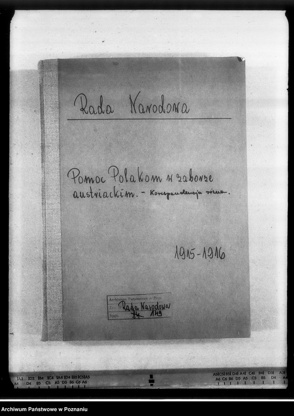 Obraz 4 z jednostki "Austria - Komitet Pomocy Polakom w zaborze austriackim - korespondencja różna"
