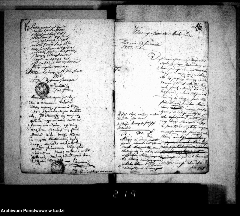 Obraz 14 z jednostki "Akta tyczące się cechu rzeźniczego"