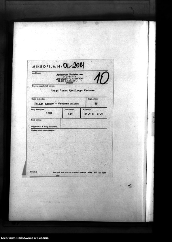 image.from.unit.number "[Księga zgonów - Wschowa północ]"