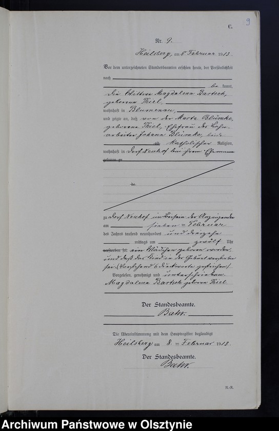 image.from.unit.number "Sterbe -Neben-Register Nr 1-66"