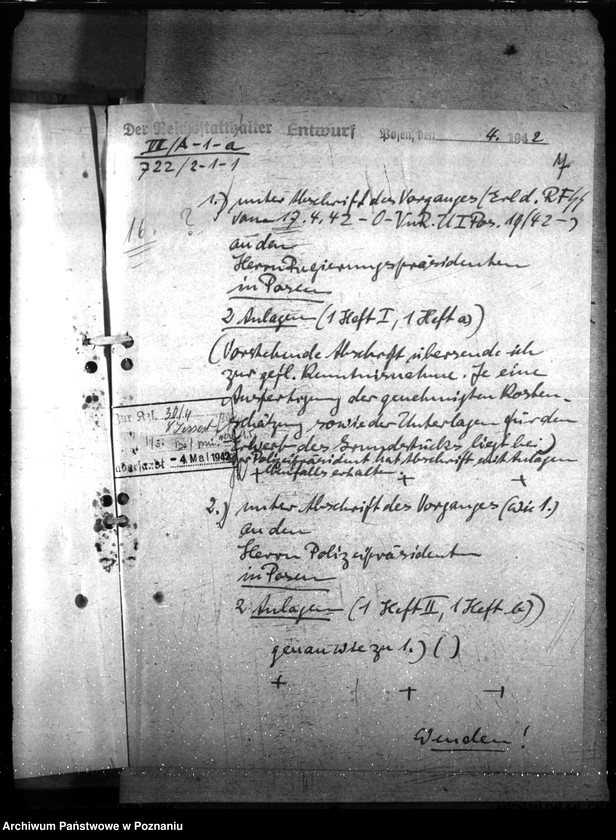 Obraz 11 z jednostki "Schaffung von Mietwohnungen für die Ordnungspolizei und Kriminalpolizei. Allgemein"