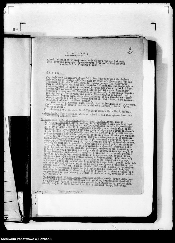 Obraz 6 z jednostki "Zbiór protokołów zebrań periodycznych władz i urzędów II instancji"