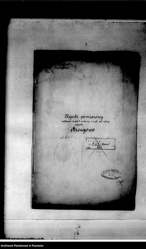 Obraz 4 z jednostki "Rejestr pomiarowy wyłączeń z art. 4 ustawy o wykonaniu reformy rolnej majątku Arongowo"