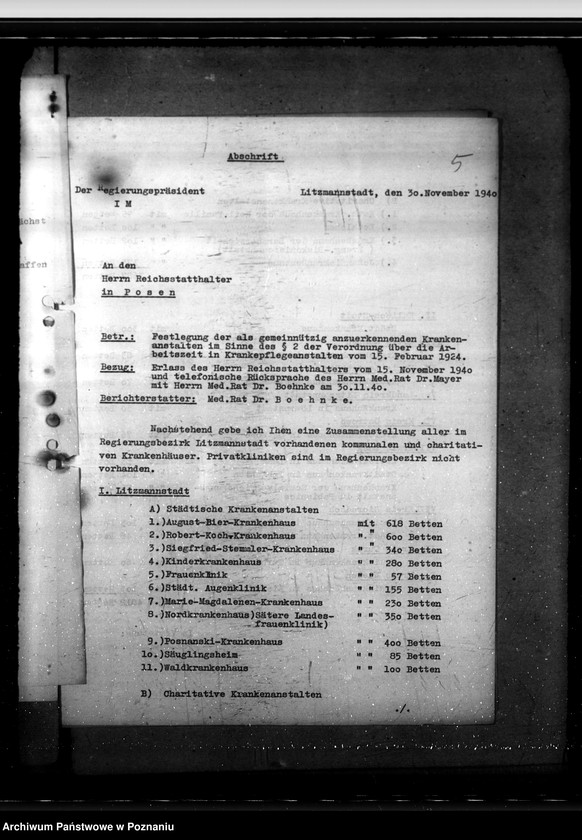 Obraz 9 z jednostki "Krankenhäuser"