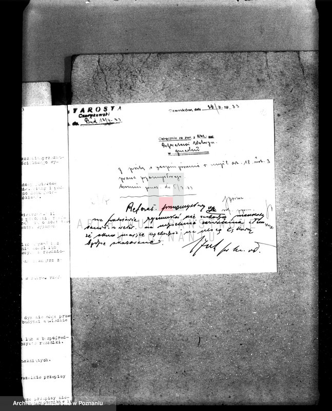 Obraz 18 z jednostki "Zatwierdzenie zakładu przemysłowego rzeźni Leona Adamczaka w Gulczu pow. czarnkowski"