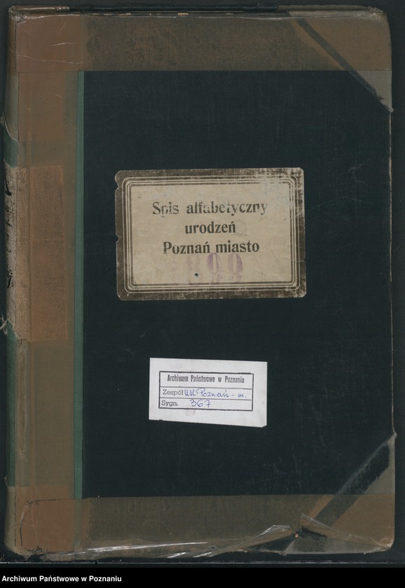 Obraz 2 z jednostki "Spis alfabetyczny urodzeń"