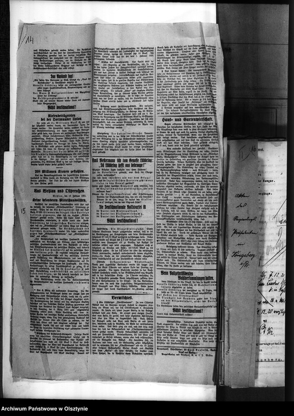 image.from.unit.number "Disziplinarverfahren gegen den Kreis-Sekretär newger [Arthur] in Wehlau"