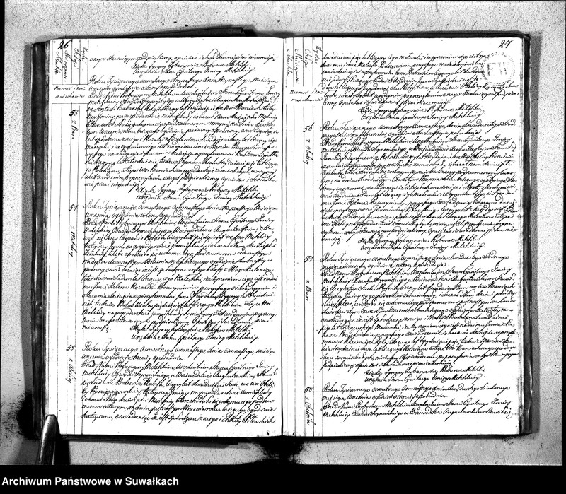 image.from.unit.number "Księga Aktów Urodzenia Urzędnika Stanu Cywilnego Gminy Metelskiey Powiatu Seyneńskiego Woiewództwa Augustowskiego Od 1 Stycznia Tysiąc Osimset Osimnastwgo Roku 1818"