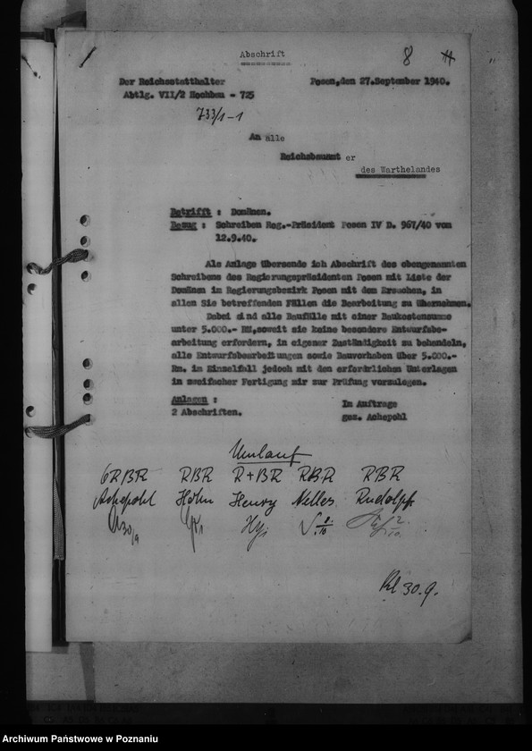 Obraz 12 z jednostki "Staats - Domänen. Allgemeiner Schriftwechsel"