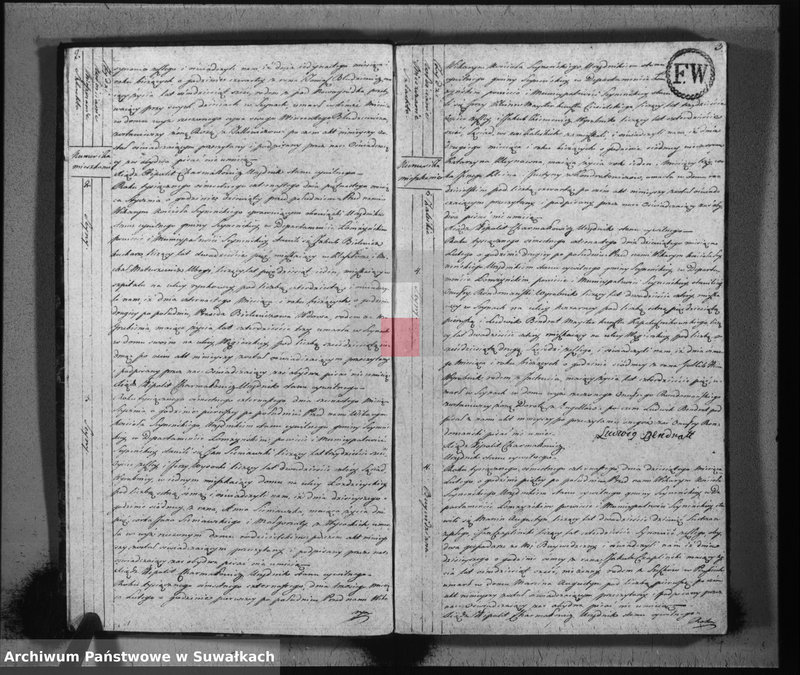 image.from.unit.number "Księga aktów stanu cywilnego zeszłych w gminie seyneńskiey na rok 1814"