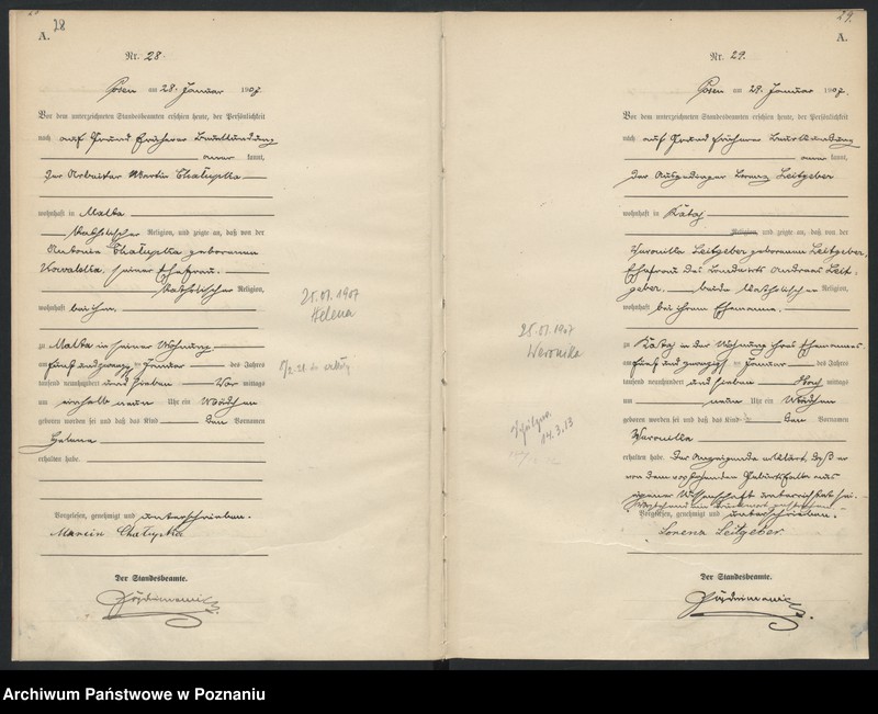 Obraz 17 z jednostki "Księga miejscowa urodzeń"