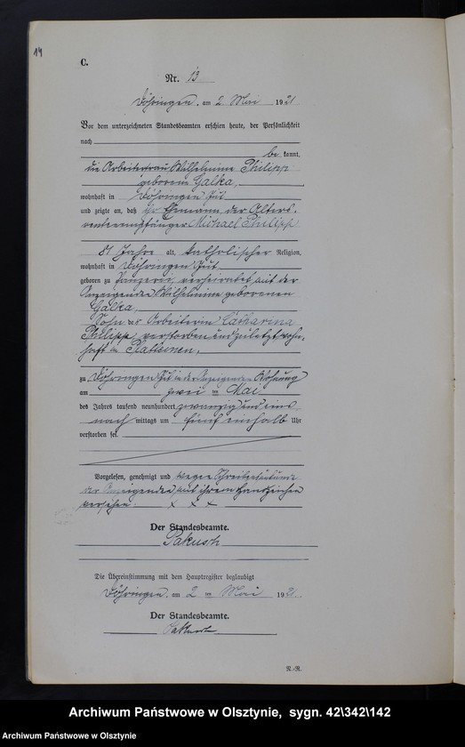 image.from.unit.number "Sterbe-Neben-Register Nr 1-31"