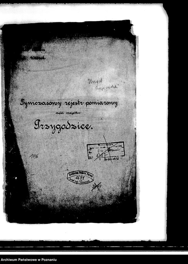 Obraz 4 z jednostki "Tymczasowy rejestr pomiarowy części majątku Przygodzice powiatu ostrowskiego"