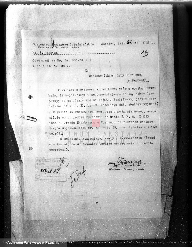 Obraz 17 z jednostki "Majętność /leśna/ Pamiątkowo powiat obornicki"