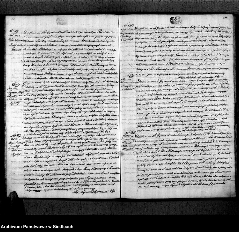 Obraz 16 z jednostki "Akta urodzin, małżeństw, zgonów"