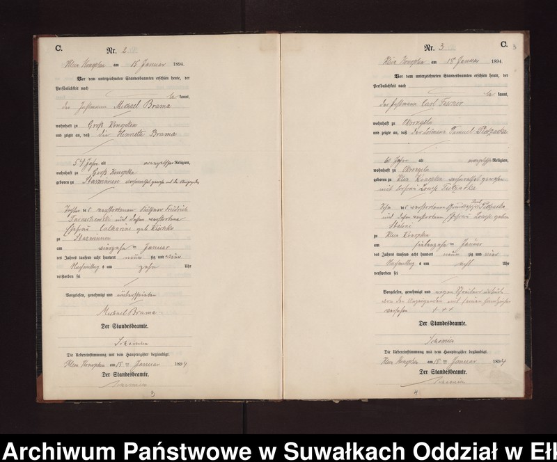 image.from.unit.number "Sterbe-Neben-Register des Preussischen Standes-Amtes Gross Konopken Kreis Loetzen"