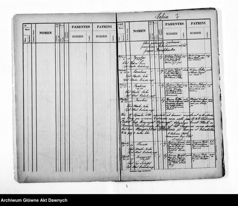 image.from.unit.number "Parafia: Mikulińce. Dekanat: Trembowla. Kopie z ksiąg metrykalnych ur., śl., zg. dla całej parafii (miasto Mikulińce i wsie)."