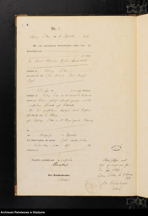 image.from.unit.number "Sterbe-Haupt-Register Nr 1 - 8"