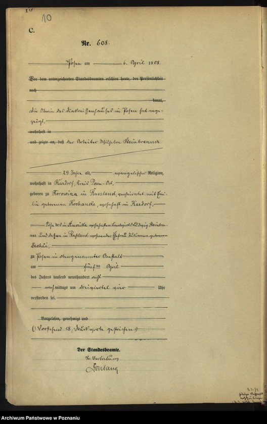 Obraz 12 z jednostki "Księga miejscowa zgonów tom II [Rejestr główny zgonów]"