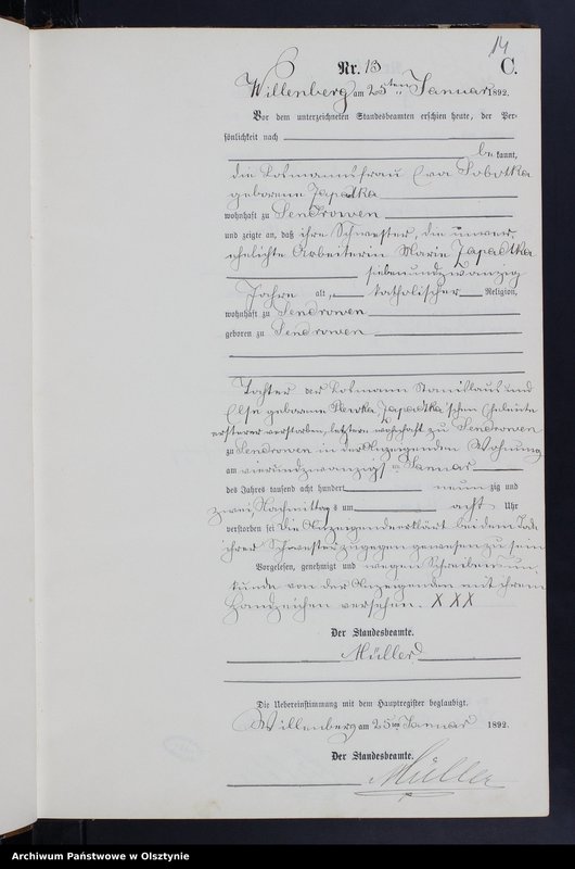 image.from.unit.number "Sterbe-Neben-Register T.I Nr 1 - 195"