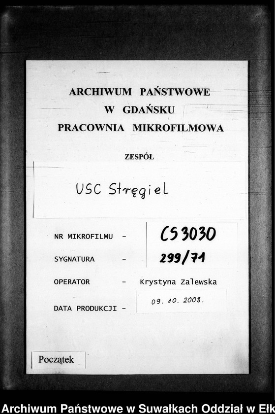 image.from.unit.number "Geburts-Neben-Register des Preussischen Standes-Amtes Gr. Strengeln Kreis Angerburg"