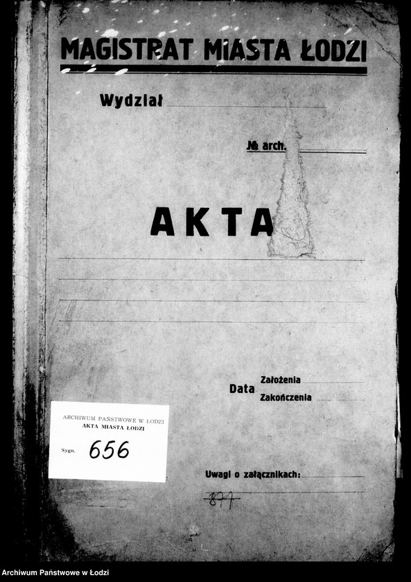 Obraz 4 z jednostki "Akta tyczące się obław i nadzwyczajnych rewizji"
