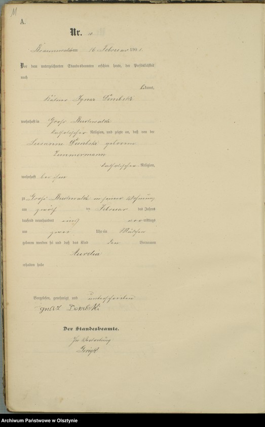 image.from.unit.number "Geburts-Haupt-Register Nr 1 - 72"