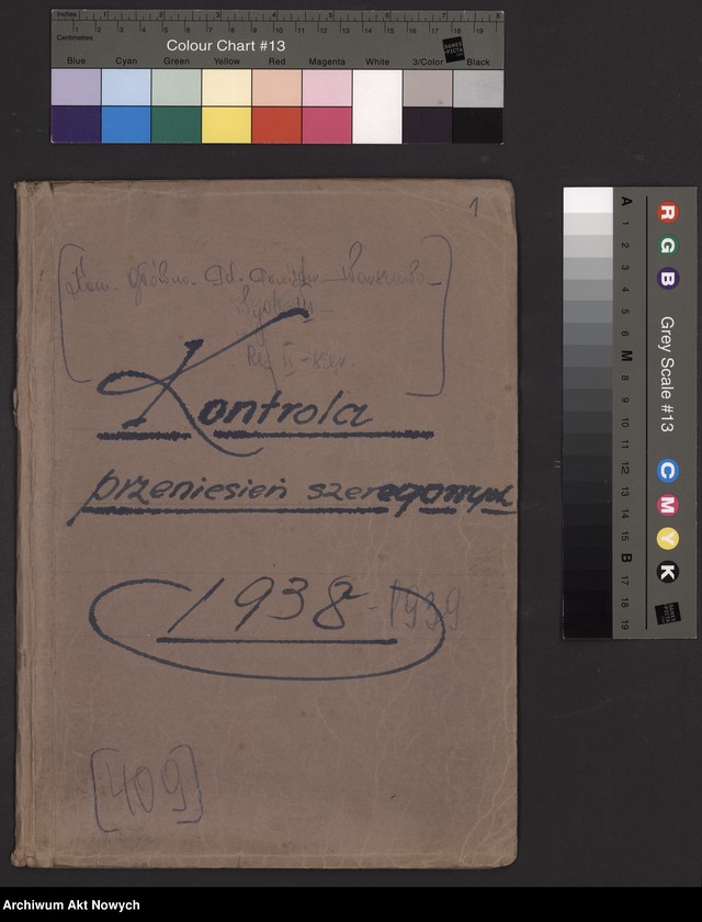 Obraz 4 z jednostki "Kontrola przeniesień służbowych szeregowych Policji Państwowej. [Wykazy], korespondencja"