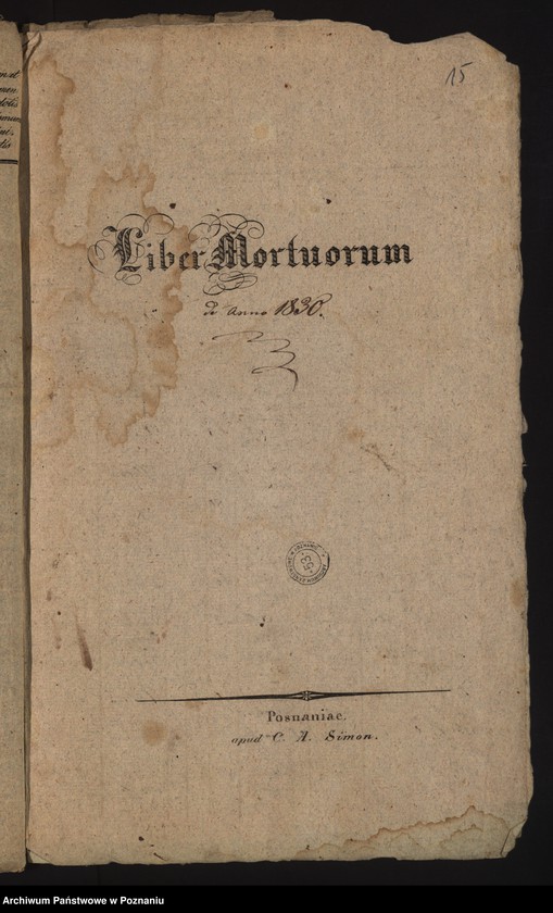 Obraz 11 z jednostki "Księga urodzeń, małżeństw i zgonów"