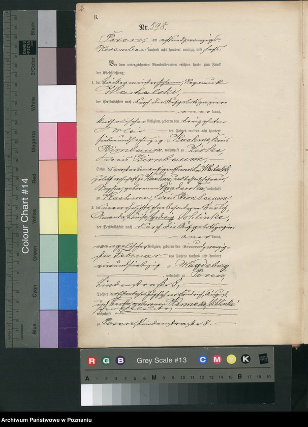 Obraz 4 z jednostki "Księga małżeństw t. III"