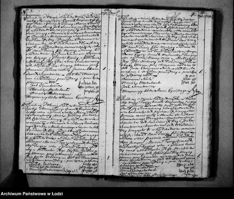 image.from.unit.number "Księga Akt Stanu Cywilnego Wyznania Mojżeszowego Urodzenia, Małżeństwa, Smierci w parafii Bełchatow w Powiecie Piotrkowskim Wojewodztwie Kali[skim] na Rok 1832"